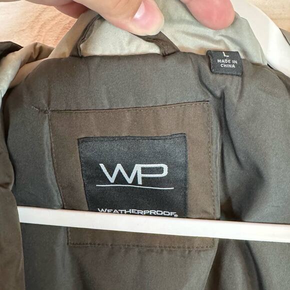 Weatherproof Brown Full Zip Jacket Size Large - Picture 6 of 8